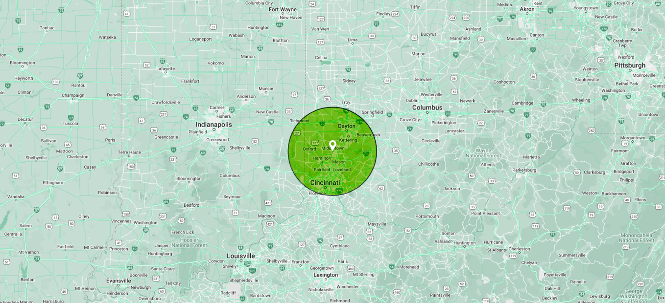 Map Form Full Width Frame